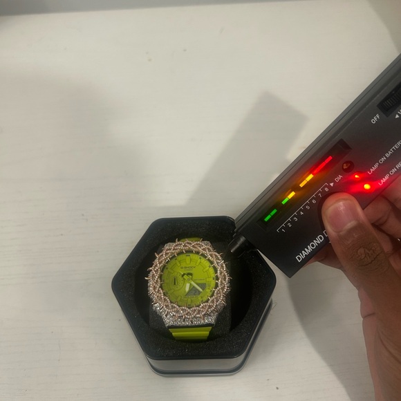 Moissanite Casio G-Shock GA-2100 With Thorns With Box and Certificate - Picture 5 of 5
